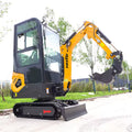 1.2 Ton Mini Excavator with Kubota EPA Engine | CE Certified Micro Digger | FREE SHIPPING - Best Price Small Crawler Machine for Home & Garden