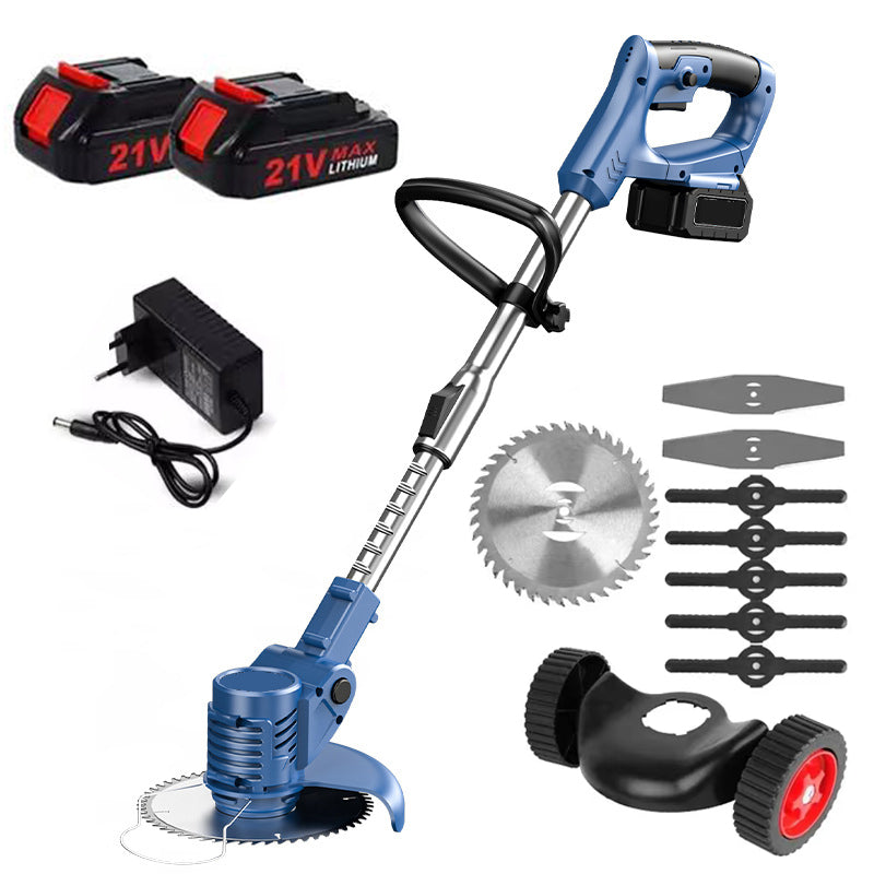 1500W 6 Inch Cordless Electric Lawn Mower Length Adjustable Handheld Rechargeable Garden Pruning Tools for 21V Battery