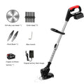 Cordless Electric Battery Power Operated Grass String Trimmer Brush Weed Wacker Cutter Machine for Garden