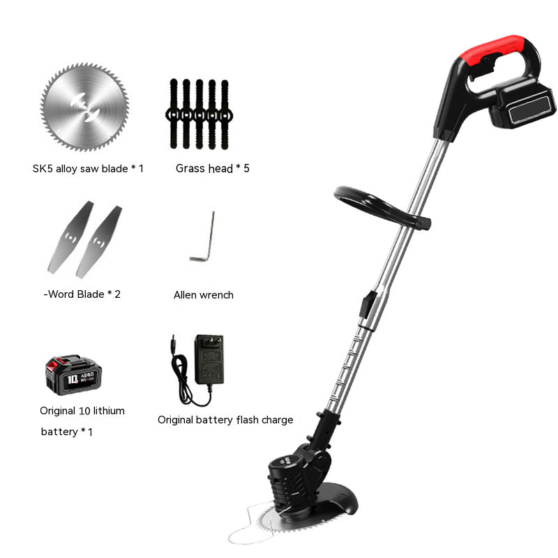 Cordless Electric Battery Power Operated Grass String Trimmer Brush Weed Wacker Cutter Machine for Garden