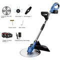 Bornrin Wireless Garden Brushless Grass Cutter Machine Cordless Weed Eaters Electric Grass Trimmer Handheld Rotary Lawn Mower