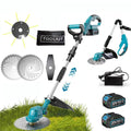 Brushless 9 INCH Electric Lawn Mower Cordless Garden Grass Cutting Machine Power Trimmer Foldable Weeding Tools