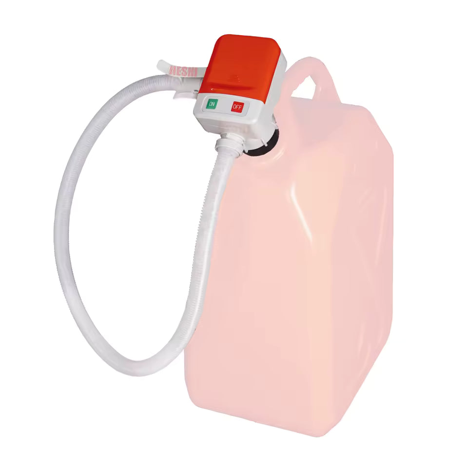 Portable 4AA Battery Non-potable Water Oil Light Oils Kerosene Liquid Siphon Transfer Fuel Pump