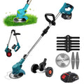 Cordless Electric Lawn Mower Foldable Grass Trimmer Efficient Garden Pruning Cutting Machine Power Cutters Tools