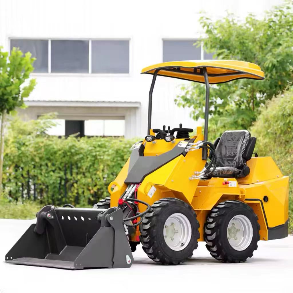 EURO 5 & EPA Engine Mini Skid Steer Loader | Compact Track Loader with Hydraulic Motor | CE Certified Small Skid Steer for Attachments