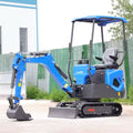 Customized 1.2 Ton Mini Digger | Koop Engine EPA Approved | Hydraulic Crawler Excavator with Joystick Control for Farm & Garden Use