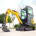 LT1012 Mini Excavator: 1.2 Ton Hydraulic Crawler Digger with Attachments for Garden & Construction