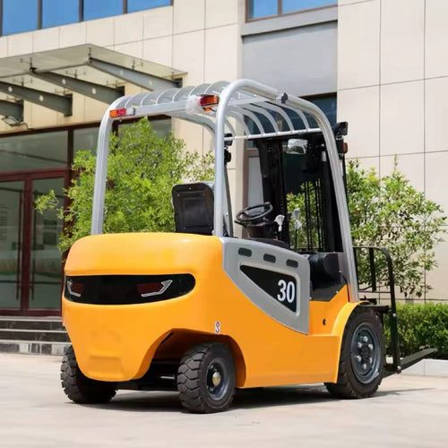2 Ton Compact Electric Forklift | Portable Lithium Battery Lift Truck for Small Warehouse | High Quality Home Use Forklift with All-Terrain Tires