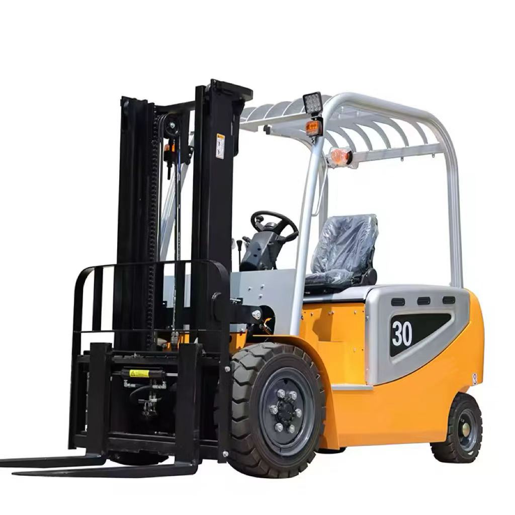 2 Ton Compact Electric Forklift | Portable Lithium Battery Lift Truck for Small Warehouse | High Quality Home Use Forklift with All-Terrain Tires