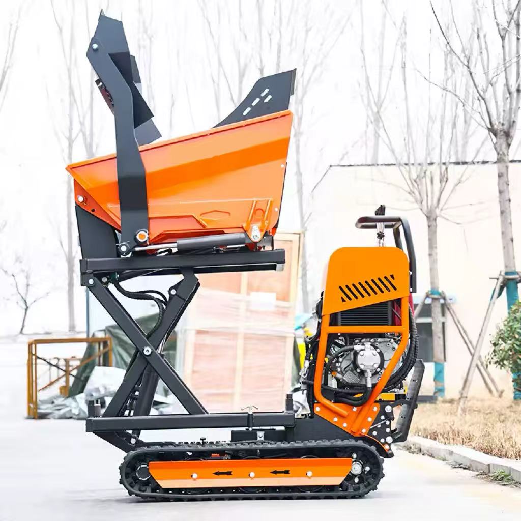 2026 High Quality Site Dumper | Mini Crawler Dump Truck for Construction & Farm | Multifunctional Hydraulic Tracked Dumper | China Manufacturer Direct