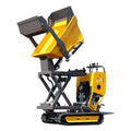 500kg 800kg Mini Crawler Dumper | Hydraulic Rubber Tracked Dumper for Farm & Garden | 2026 Diesel Engine Mini Transporter | Free Shipping Options