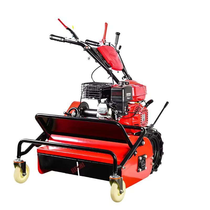 CE & Euro V 4-Stroke 212 CC Small Gasoline Self-Propelled Hammer Blade Flail Mower Grass Cutter With Ducar Engine