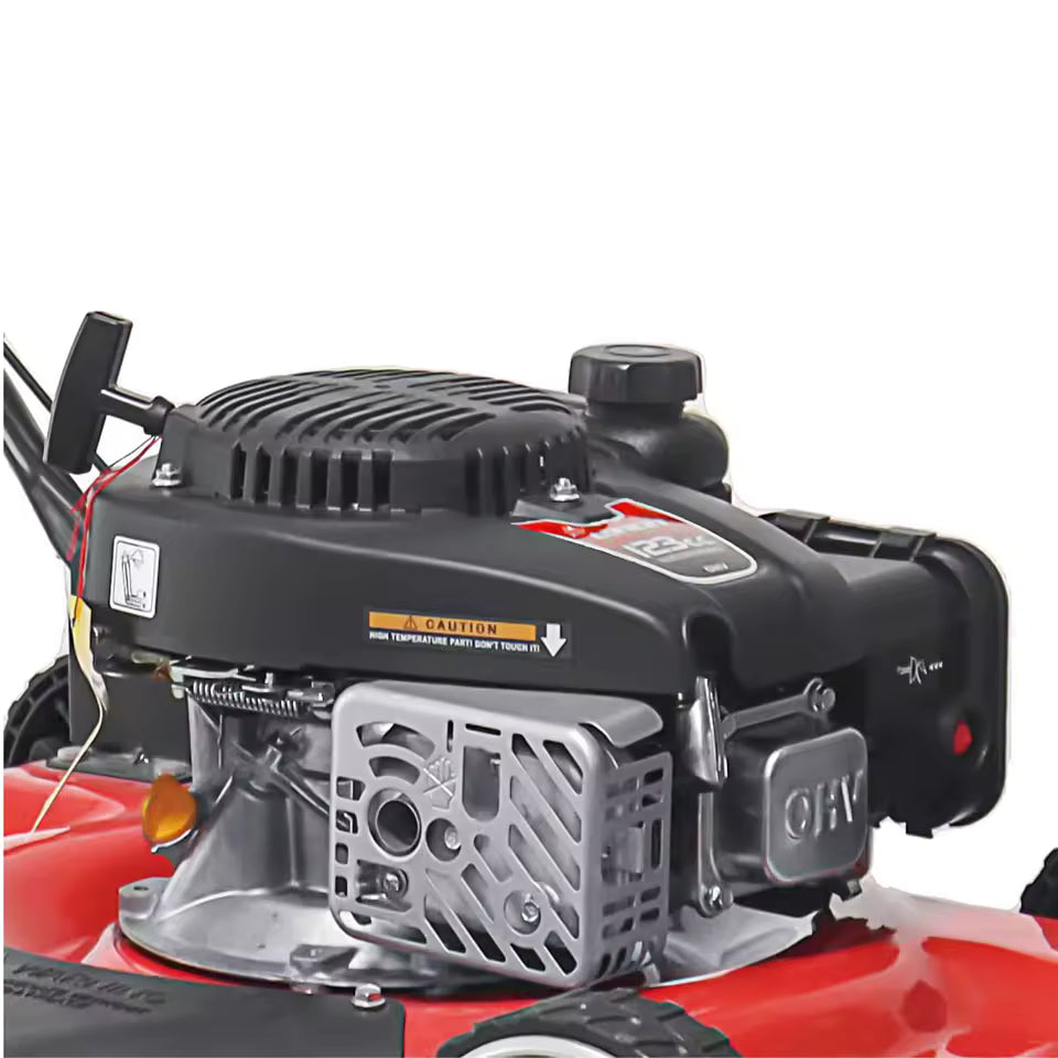 CE 4 Stroke 123CC 18 Inch Hand Push Garden Yard Petrol Lawn Mower With Side Dischrage