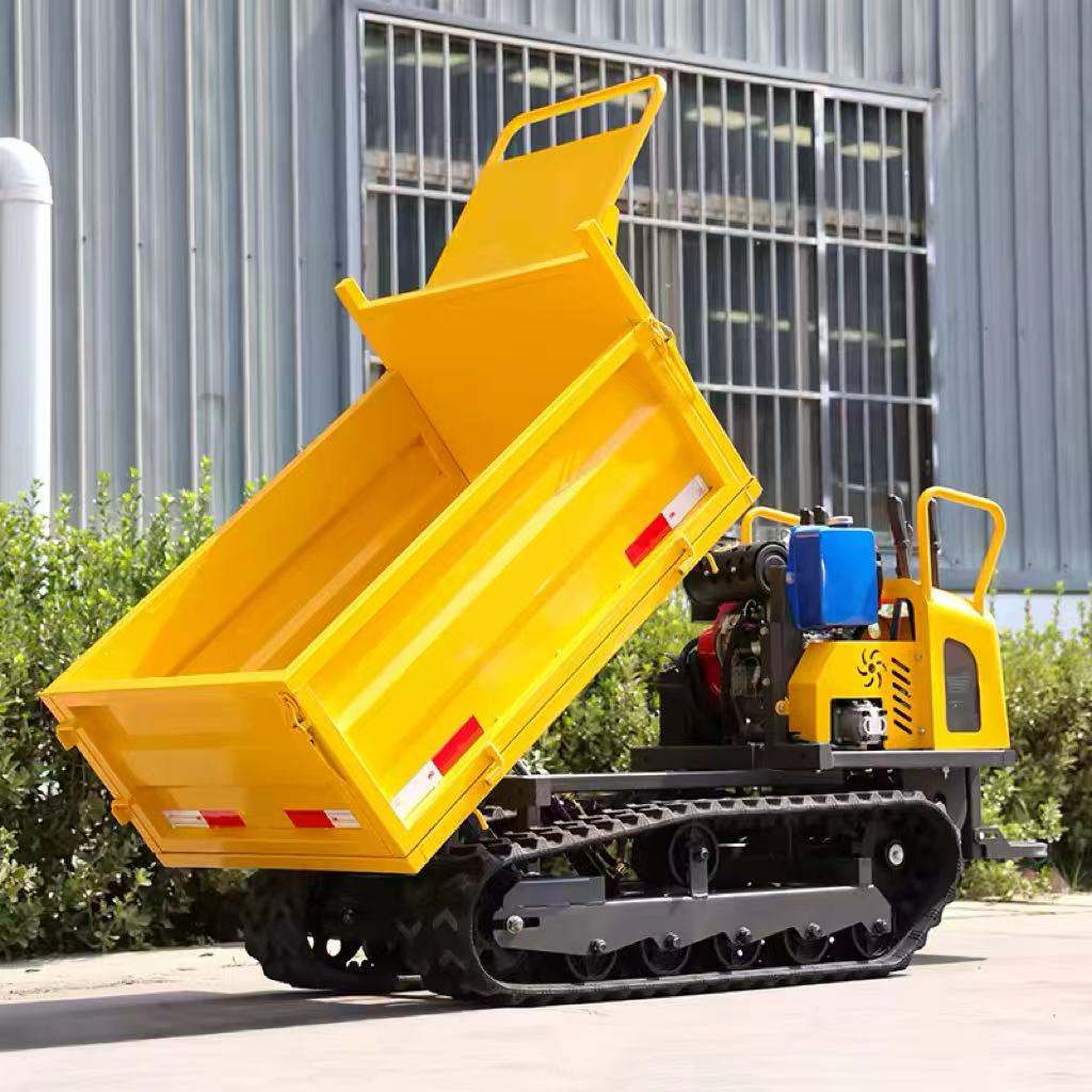 3 Ton to 12 Ton Heavy Duty Tracked Dumper | High Capacity All-Terrain Crawler Loader | Strong Climbing Tipper Truck for Mining & Rough Terrain