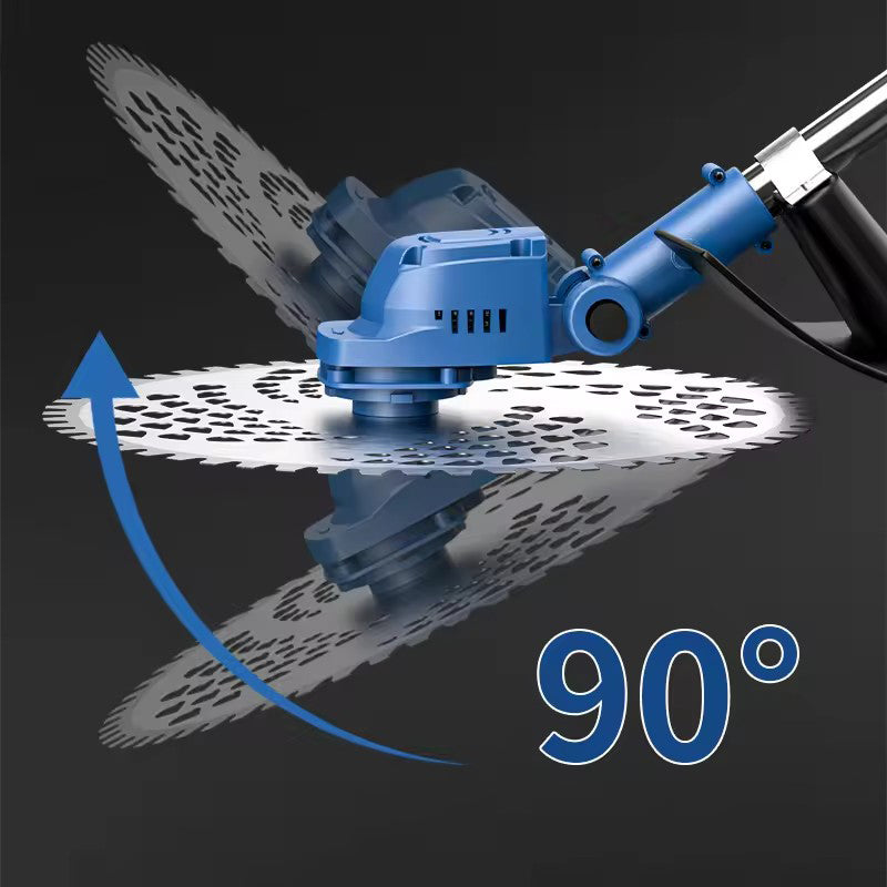 Bornrin Wireless Garden Brushless Grass Cutter Machine Cordless Weed Eaters Electric Grass Trimmer Handheld Rotary Lawn Mower
