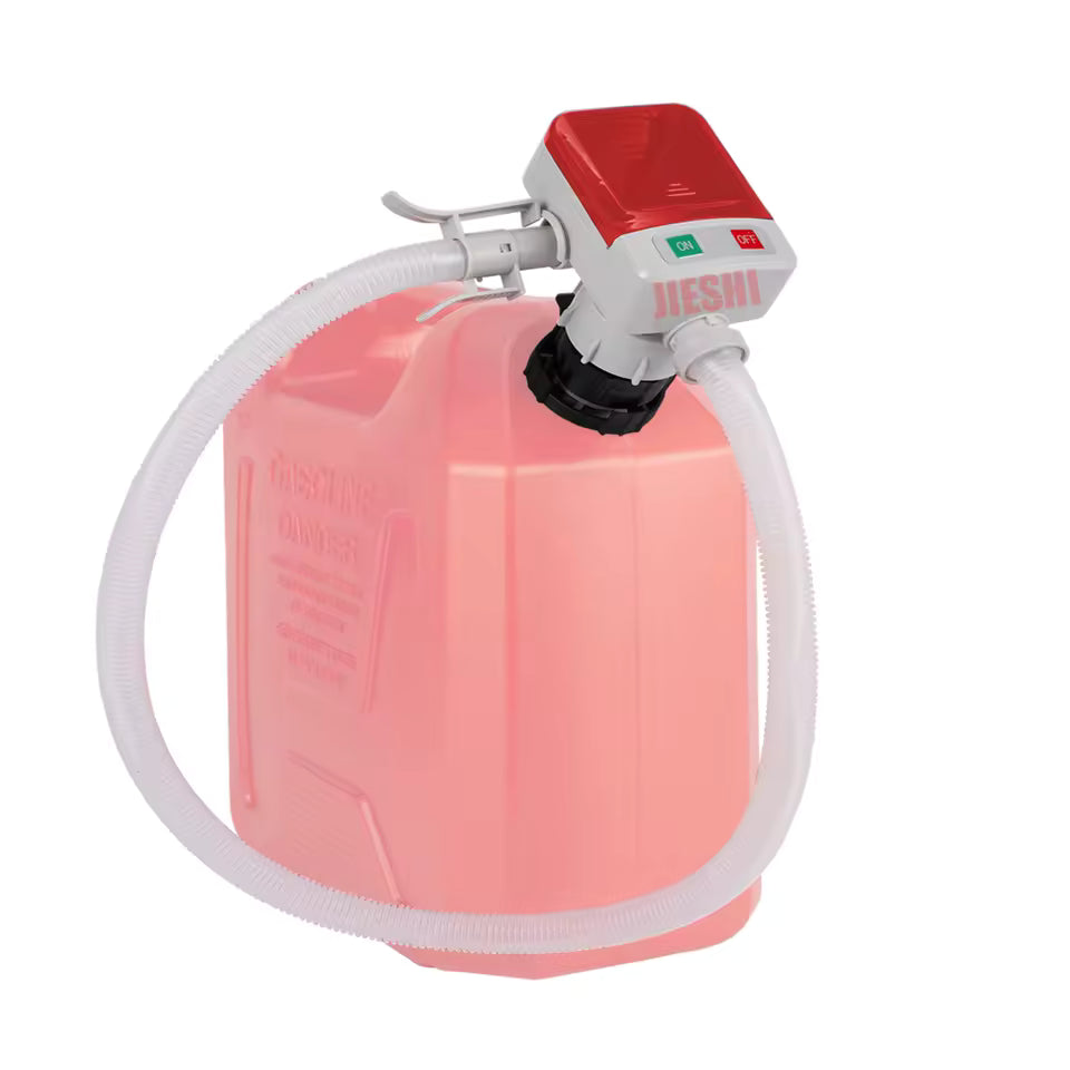 Portable 4AA Battery Non-potable Water Oil Light Oils Kerosene Liquid Siphon Transfer Fuel Pump