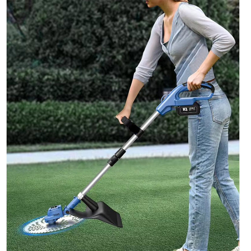 Brushless Electric Lawn Mower Garden Tools Two Battery Lawn Mower Trimmer Rechargeable Lawn Mower Grass Cutter