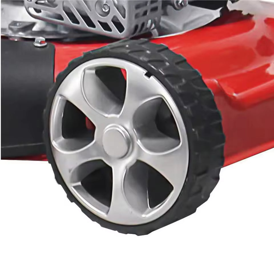 CE 4 Stroke 123CC 18 Inch Hand Push Garden Yard Petrol Lawn Mower With Side Dischrage