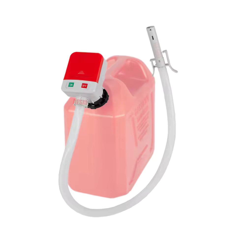 Portable 4AA Battery Non-potable Water Oil Light Oils Kerosene Liquid Siphon Transfer Fuel Pump