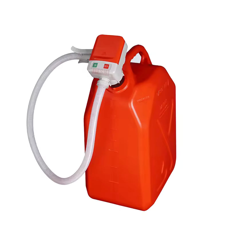 Portable 4AA Battery Non-potable Water Oil Light Oils Kerosene Liquid Siphon Transfer Fuel Pump