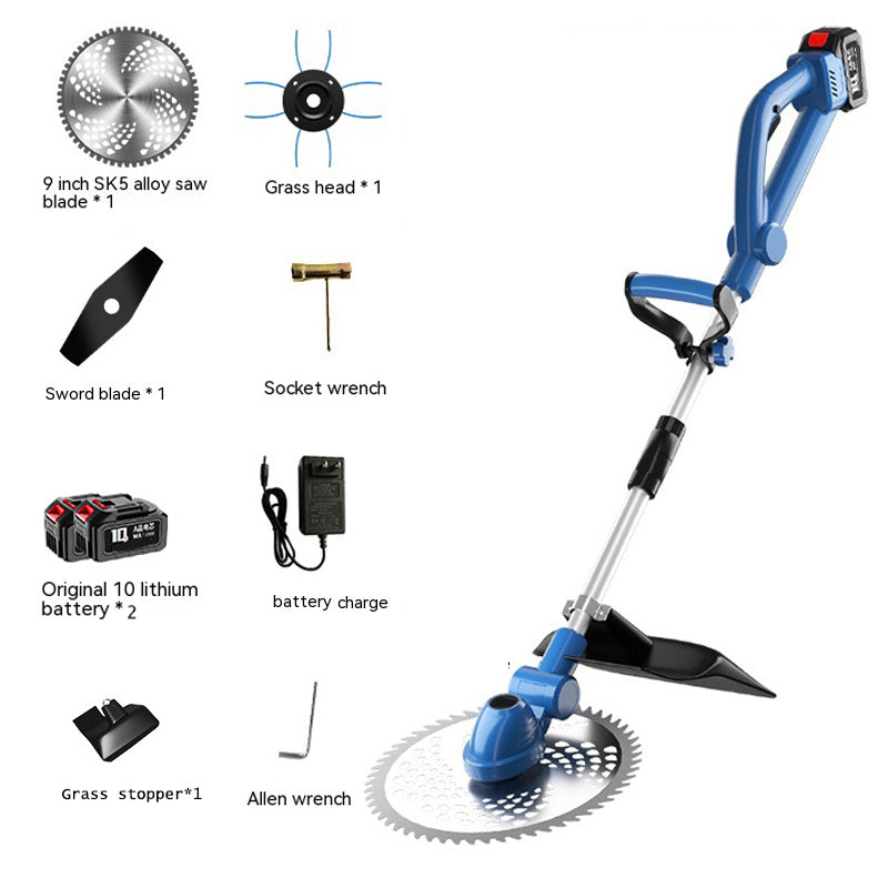 Professional Battery Operated Grass Trimmer Electric Power Weeder Brushless Lawn Mower Small Home Weed Whacker