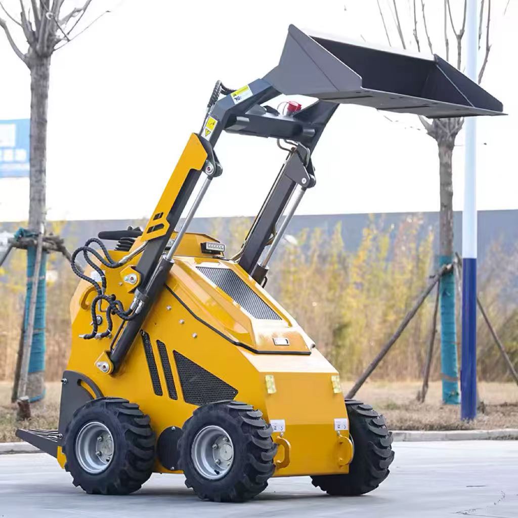 Mini Skid Steer Loader | EURO 5 & EPA Certified Gasoline Engine | Compact Wheel Loader for Farm & Home Use | Factory Price
