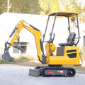 EPA Certified 1.2T Mini Crawler Excavator - LEITE Hydraulic Small Digger for Home & Farm Use - Durable Motor & Gearbox