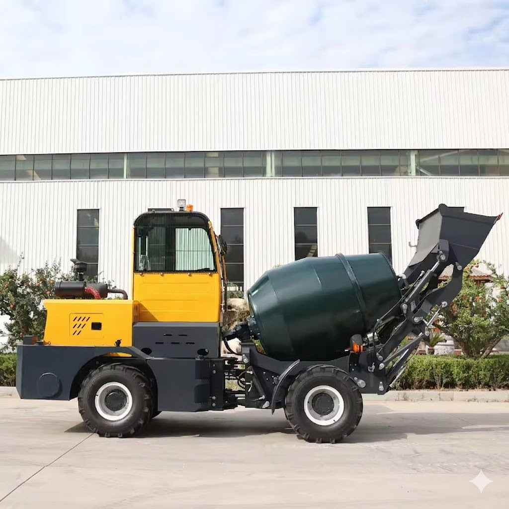 1.2m³ - 4.0m³ Self Loading Concrete Mixer Truck | 4WD All-Terrain Mobile Mixer Machine | High Efficiency China Manufacturer Concrete Transit Mixer